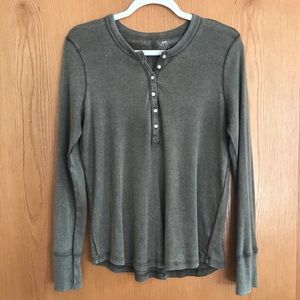 Aerie long sleeve Henley tee